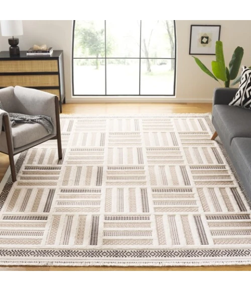 Safavieh Urban Beige / Ivory URB212 9 ft. X 12 ft. Rectangle Rug