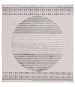 Safavieh Urban Grey / Light Grey URB216 6 ft. 7 in. X 6 ft. 7 in. Square Rug