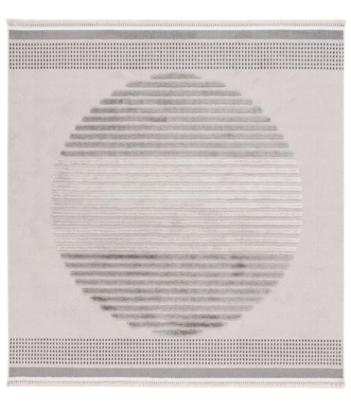 Safavieh Urban Grey / Light Grey URB216 6 ft. 7 in. X 6 ft. 7 in. Square Rug