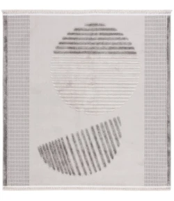 Safavieh Urban Grey / Light Grey URB218 6 ft. 7 in. X 6 ft. 7 in. Square Rug