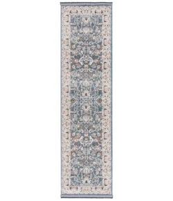Safavieh Vivaldi Blue / Ivory VIV516 2 ft. 2 in. X 8 ft. Runner Rug