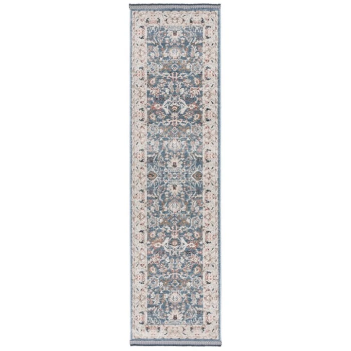Safavieh Vivaldi Blue / Ivory VIV516 2 ft. 2 in. X 8 ft. Runner Rug