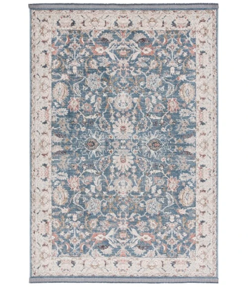 Safavieh Vivaldi Blue / Ivory VIV516 4 ft. X 6 ft. Rectangle Rug