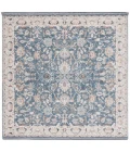 Safavieh Vivaldi Blue / Ivory VIV516 6 ft. 7 in. X 6 ft. 7 in. Square Rug