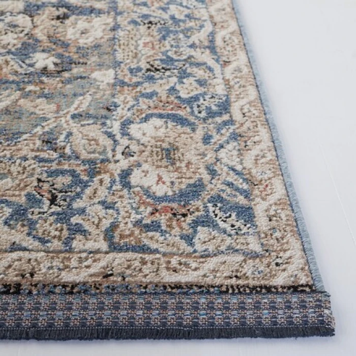 Safavieh Vivaldi Navy / Ivory VIV516 6 ft. 7 in. X 6 ft. 7 in. Square Rug