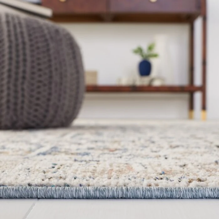 Safavieh Vivaldi Blue / Ivory VIV546 4 ft. X 6 ft. Rectangle Rug