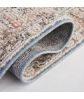 Safavieh Vivaldi Blue / Ivory VIV546 6 ft. 7 in. X 6 ft. 7 in. Square Rug