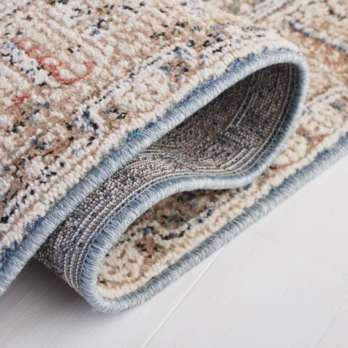 Safavieh Vivaldi Blue / Ivory VIV546 4 ft. X 6 ft. Rectangle Rug