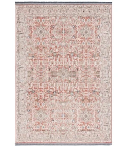 Safavieh Vivaldi Rust / Ivory VIV546 6 ft. 7 in. X 6 ft. 7 in. Round Rug