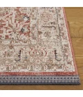 Safavieh Vivaldi Rust / Ivory VIV546 6 ft. 7 in. X 6 ft. 7 in. Round Rug