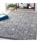 Safavieh Vivaldi Navy / Ivory VIV561 5 ft. 3 in. X 7 ft. 6 in. Rectangle Rug