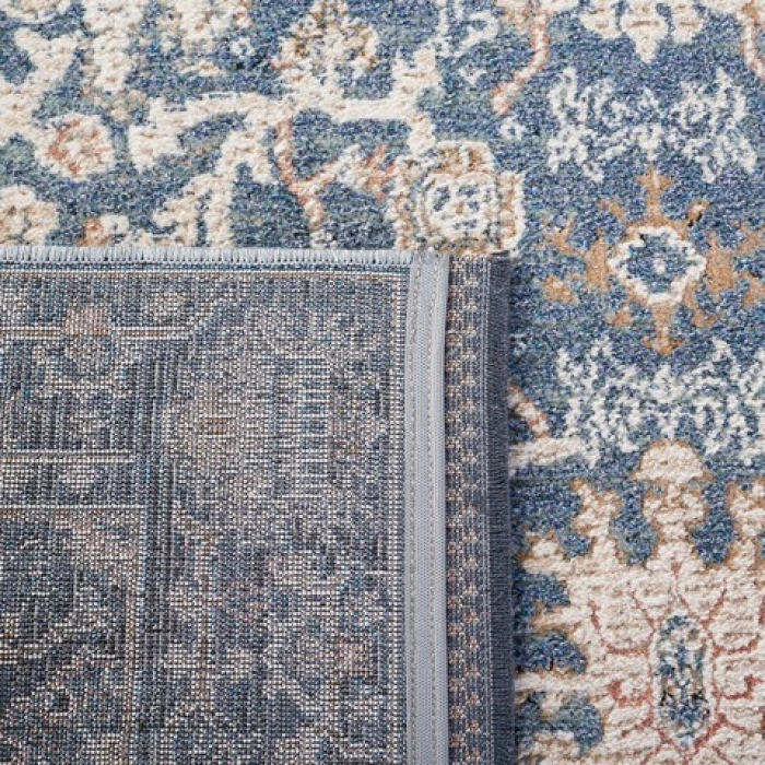 Safavieh Vivaldi Navy / Ivory VIV561 5 ft. 3 in. X 7 ft. 6 in. Rectangle Rug