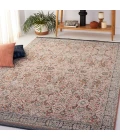 Safavieh Vivaldi Navy / Rust VIV562 6 ft. 7 in. X 6 ft. 7 in. Square Rug