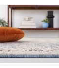 Safavieh Vivaldi Blue / Rust VIV565 5 ft. 3 in. X 7 ft. 6 in. Rectangle Rug