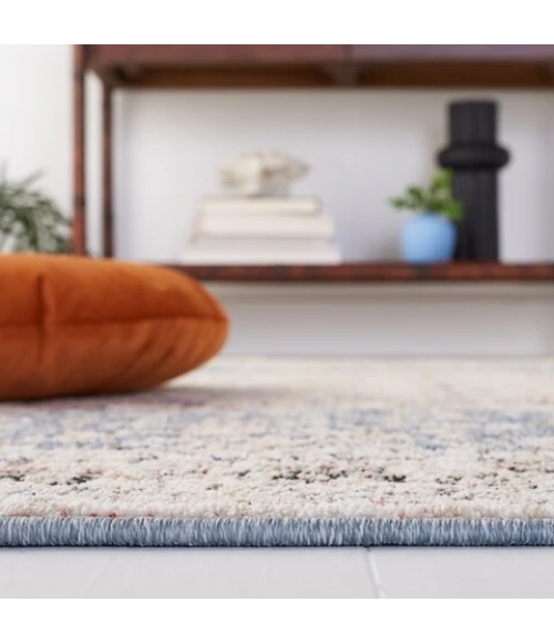 Safavieh Vivaldi Blue / Rust VIV565 5 ft. 3 in. X 7 ft. 6 in. Rectangle Rug