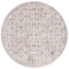 Safavieh Vivaldi Beige / Blue Rust VIV568 6 ft. 7 in. X 6 ft. 7 in. Round Rug