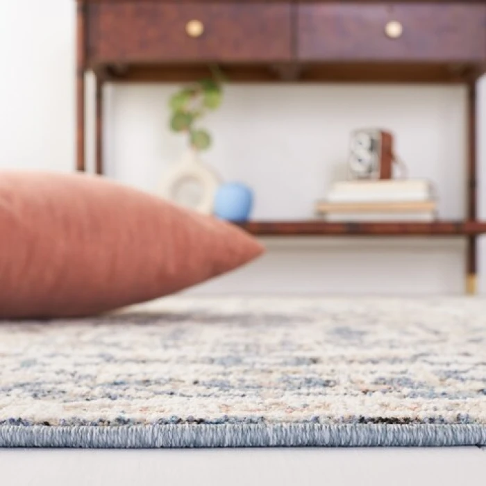 Safavieh Vivaldi Blue / Ivory VIV568 5 ft. 3 in. X 7 ft. 6 in. Rectangle Rug