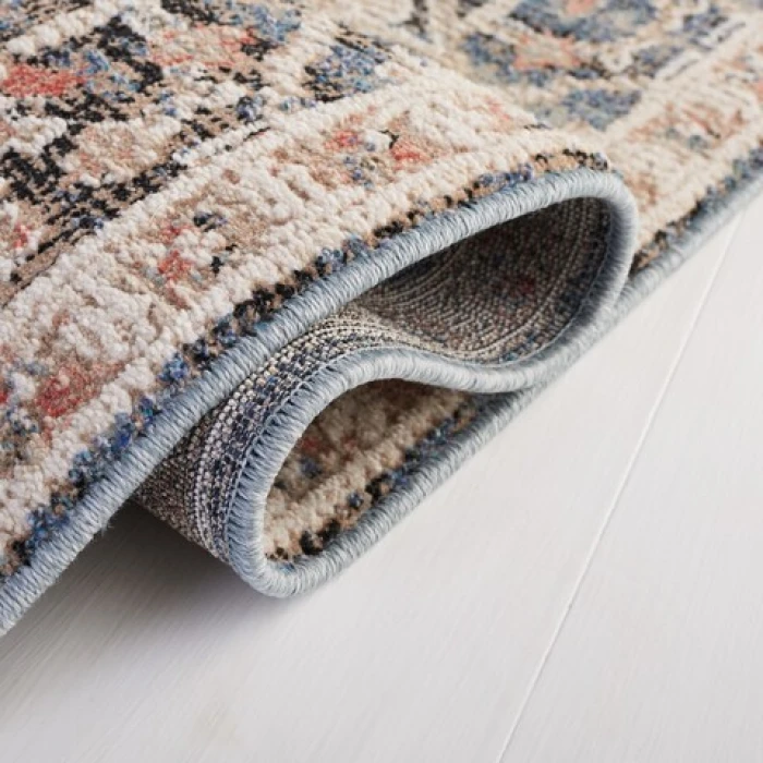 Safavieh Vivaldi Blue / Ivory VIV568 5 ft. 3 in. X 7 ft. 6 in. Rectangle Rug