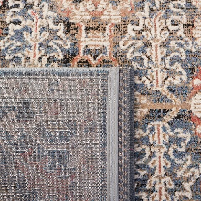 Safavieh Vivaldi Blue / Ivory VIV568 5 ft. 3 in. X 7 ft. 6 in. Rectangle Rug