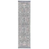 Safavieh Vivaldi Light Blue / Ivory VIV568 2 ft. 2 in. X 8 ft. Runner Rug