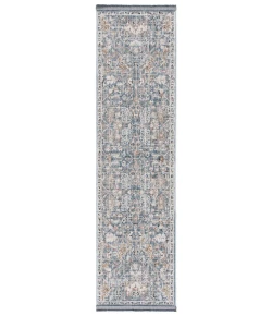 Safavieh Vivaldi Light Blue / Ivory VIV568 2 ft. 2 in. X 8 ft. Runner Rug