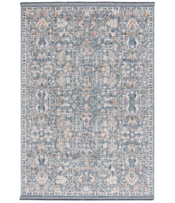 Safavieh Vivaldi Light Blue / Ivory VIV568 5 ft. 3 in. X 7 ft. 6 in. Rectangle Rug