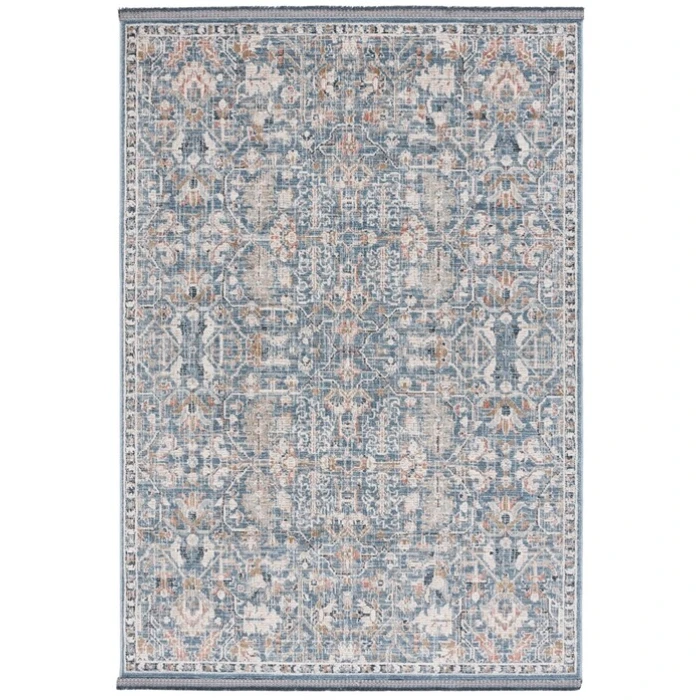 Safavieh Vivaldi Light Blue / Ivory VIV568 5 ft. 3 in. X 7 ft. 6 in. Rectangle Rug