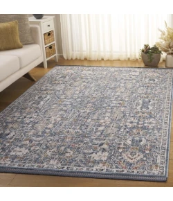 Safavieh Vivaldi Light Blue / Ivory VIV568 6 ft. 7 in. X 6 ft. 7 in. Round Rug