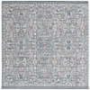 Safavieh Vivaldi Light Blue / Ivory VIV568 6 ft. 7 in. X 6 ft. 7 in. Square Rug