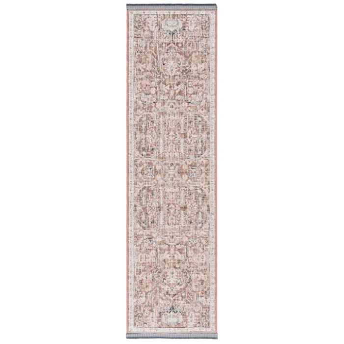 Safavieh Vivaldi Rust / Ivory VIV568 6 ft. 7 in. X 6 ft. 7 in. Round Rug