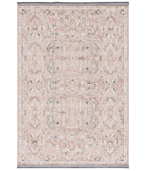 Safavieh Vivaldi Rust / Ivory VIV568 6 ft. 7 in. X 6 ft. 7 in. Round Rug