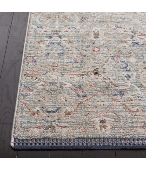 Safavieh Vivaldi Ivory / Navy VIV596 8 ft. X 10 ft. Rectangle Rug