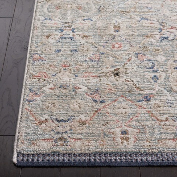 Safavieh Vivaldi Ivory / Navy VIV596 8 ft. X 10 ft. Rectangle Rug