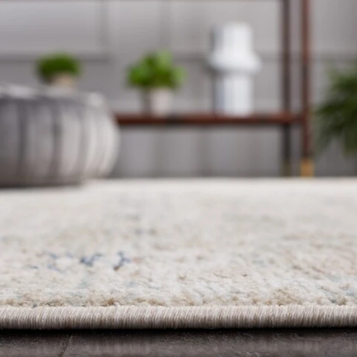 Safavieh Vivaldi Ivory / Navy VIV596 8 ft. X 10 ft. Rectangle Rug