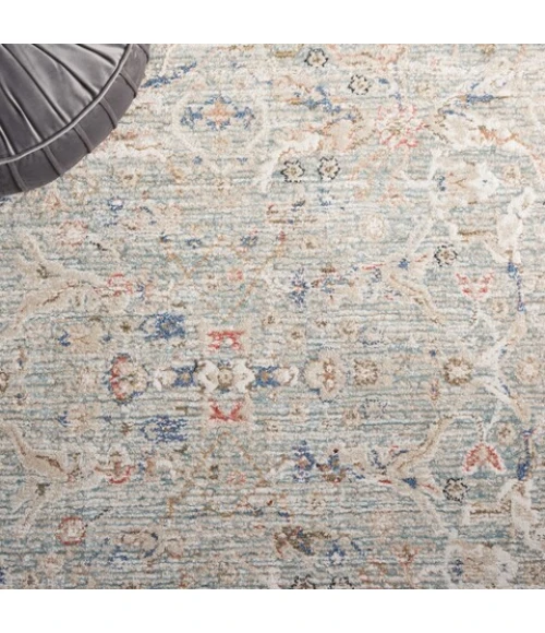 Safavieh Vivaldi Ivory / Navy VIV596 8 ft. X 10 ft. Rectangle Rug