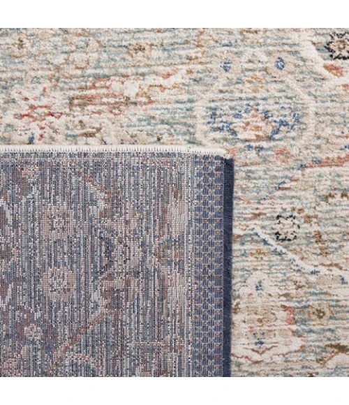 Safavieh Vivaldi Ivory / Navy VIV596 8 ft. X 10 ft. Rectangle Rug