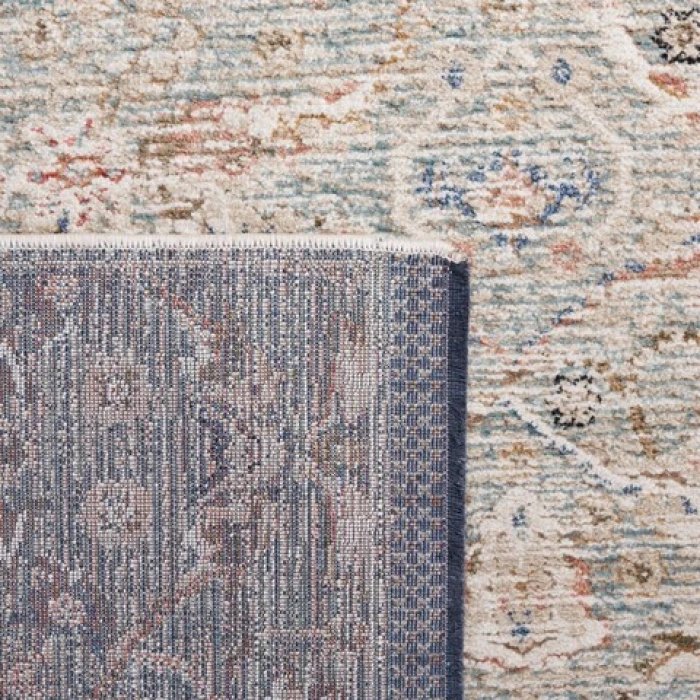 Safavieh Vivaldi Ivory / Navy VIV596 8 ft. X 10 ft. Rectangle Rug