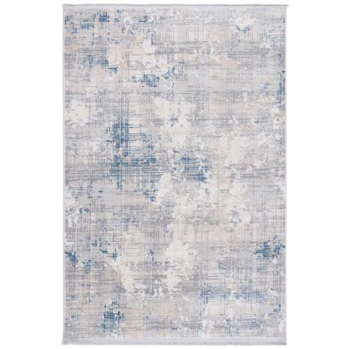 Safavieh Whisper Grey / Blue Ivory WHS544 4 ft. X 6 ft. Rectangle Rug