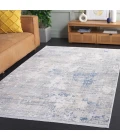 Safavieh Whisper Grey / Blue Ivory WHS544 6 ft. 7 in. X 6 ft. 7 in. Square Rug