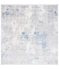 Safavieh Whisper Grey / Blue Ivory WHS544 6 ft. 7 in. X 6 ft. 7 in. Square Rug