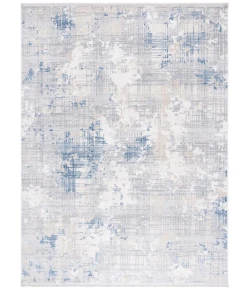 Safavieh Whisper Grey / Blue Ivory WHS544 8 ft. X 10 ft. Rectangle Rug