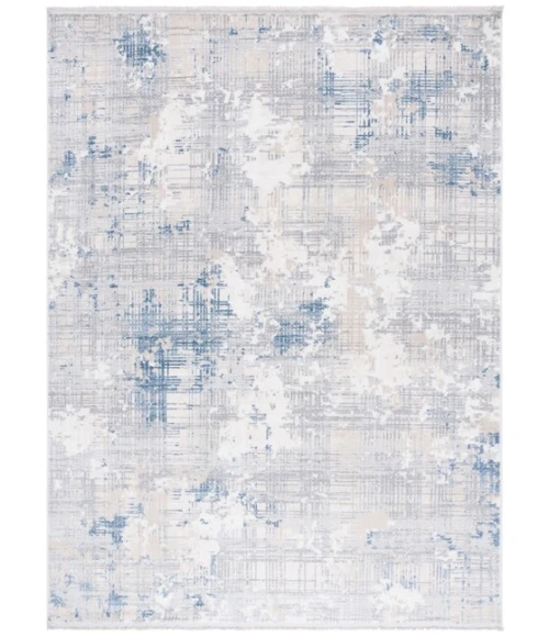 Safavieh Whisper Grey / Blue Ivory WHS544 8 ft. X 10 ft. Rectangle Rug
