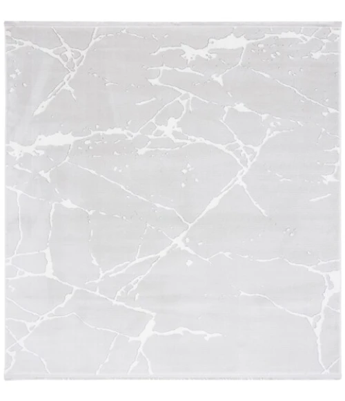 Safavieh Whisper Grey / Ivory WHS552 6 ft. 7 in. X 6 ft. 7 in. Square Rug