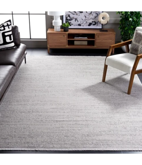 Safavieh Whisper Grey / Dark Grey WHS556 9 ft. X 12 ft. Rectangle Rug