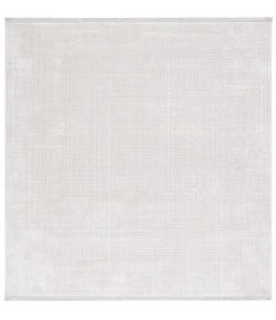 Safavieh Whisper Ivory / Ivory WHS560 6 ft. 7 in. X 6 ft. 7 in. Square Rug
