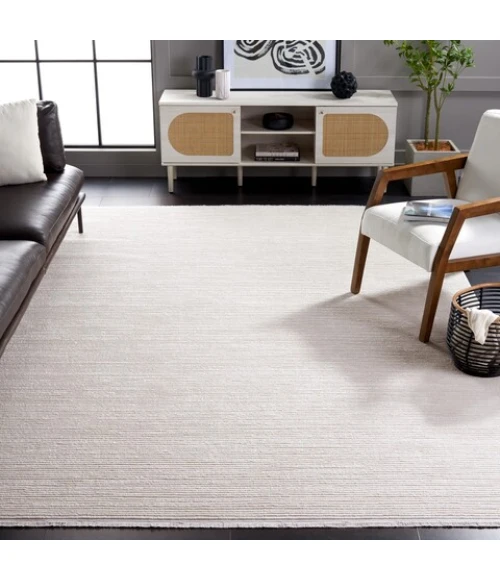 Safavieh Whisper Ivory / Ivory WHS565 6 ft. 7 in. X 6 ft. 7 in. Square Rug