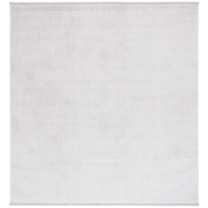 Safavieh Whisper Light Grey / Ivory WHS568 6 ft. 7 in. X 6 ft. 7 in. Square Rug
