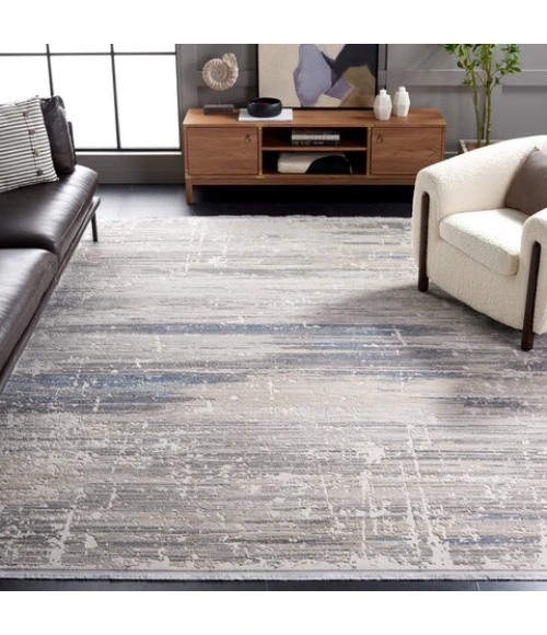 Safavieh Whisper Grey / Blue WHS586 9 ft. X 12 ft. Rectangle Rug