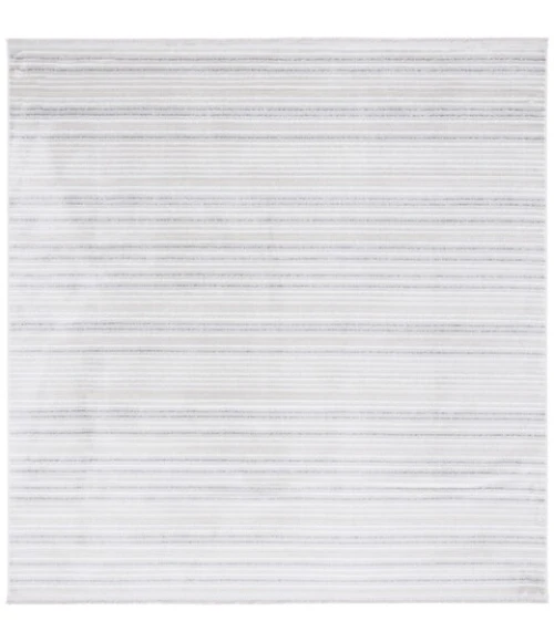 Safavieh Whisper Light Grey / Ivory WHS588 6 ft. 7 in. X 6 ft. 7 in. Square Rug