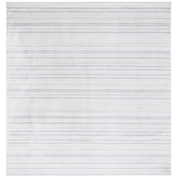 Safavieh Whisper Light Grey / Ivory WHS588 6 ft. 7 in. X 6 ft. 7 in. Square Rug